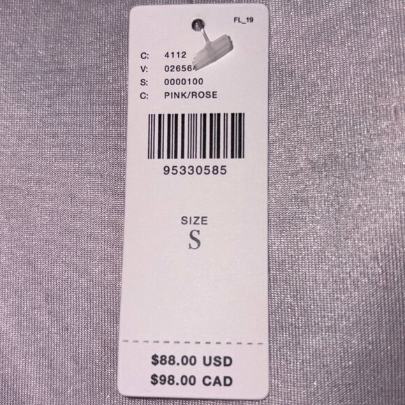 NWT MAEVE Babydoll Pink Top Velvet Size Small - Picture 11 of 12